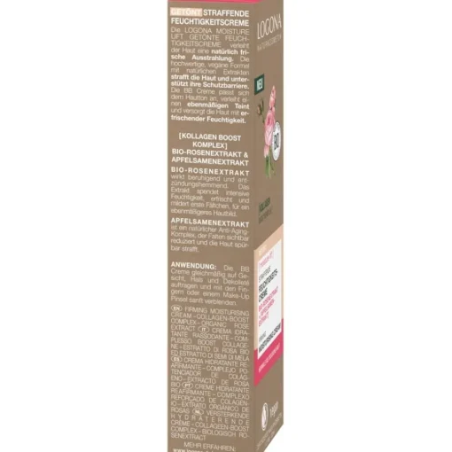 Logona Moisture Lift Straffende Getönte Feuchtigkeitscreme Bio-Rosenextrakt Und Apfelsamenextrakt
