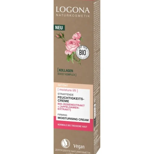Logona Moisture Lift Straffende Getönte Feuchtigkeitscreme Bio-Rosenextrakt Und Apfelsamenextrakt