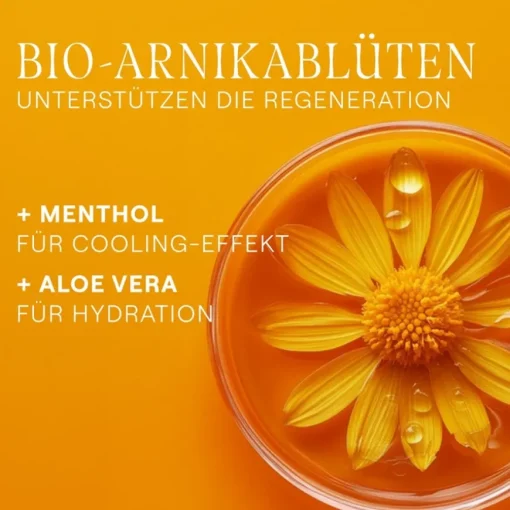 Lotionen Sport Kühlgel Arnika Kühlt sofort, spendet Feuchtigkeit und unterstützt die Muskelentspannung von Weleda