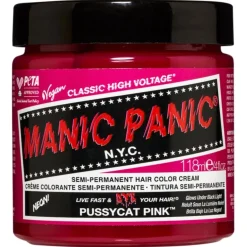 Love Color Pussycat Pink - langanhaltende vegane UV-reaktive Haartönung von Manic Panic