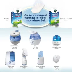 Luftbefeuchter Vapo Pads Menthol Refill von WICK