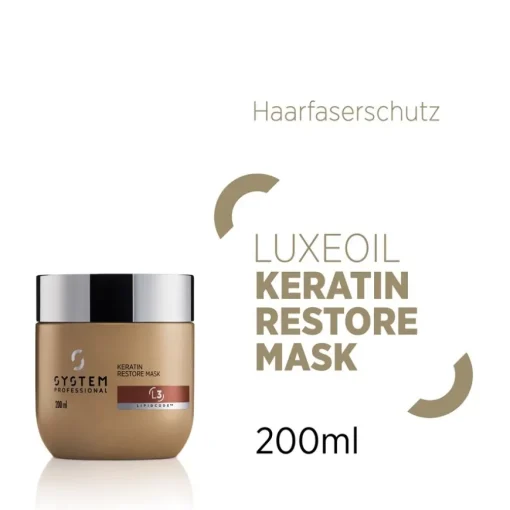 Luxe Oil Keratin Mask von System Professional Lipid Code