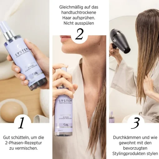 Luxeblond Bi-Phase UV & Heat Protector von System Professional Lipid Code