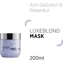 Luxeblond Mask von System Professional Lipid Code