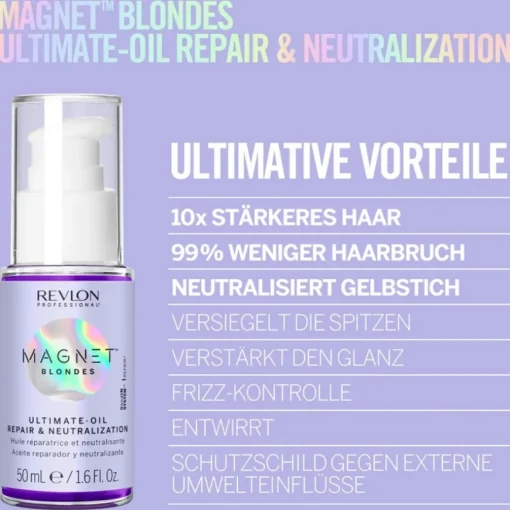 Magnet Blondes Ultimate Hair Oil Repair & Neutralization von Revlon Professional