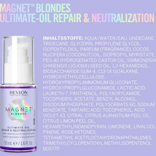Magnet Blondes Ultimate Hair Oil Repair & Neutralization von Revlon Professional