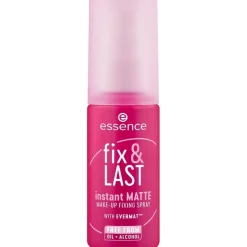 Make-up Fix & Last Instant Matte Make-Up Fixing Spray von Essence
