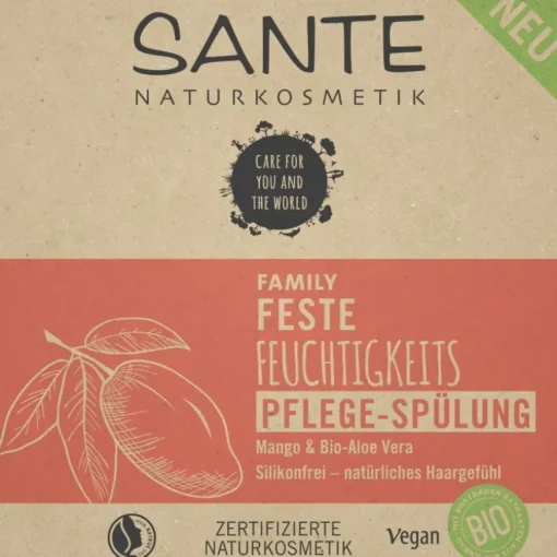 Mango & Bio-Aloe Vera Feste Feuchtigkeits Pflege-Spülung von Sante Naturkosmetik