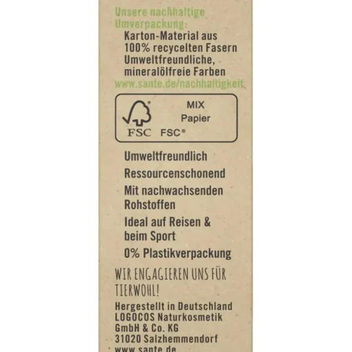 Mango & Bio-Aloe Vera Feste Feuchtigkeits Pflege-Spülung von Sante Naturkosmetik