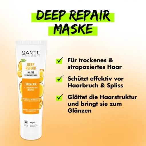 Maske Deep Repair Maske von Sante Naturkosmetik