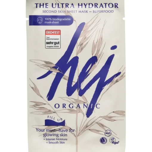 Masken & Peelings The Ultra Hydrator Second Skin Sheet Mask von Hej Organic