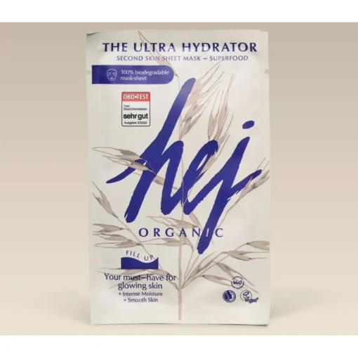 Masken & Peelings The Ultra Hydrator Second Skin Sheet Mask von Hej Organic