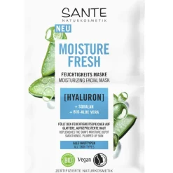 Masken Moisture Fresh Feuchtigkeitsmaske mit Hyaluron, Squalan & Bio-Aloe Vera von Sante Naturkosmetik