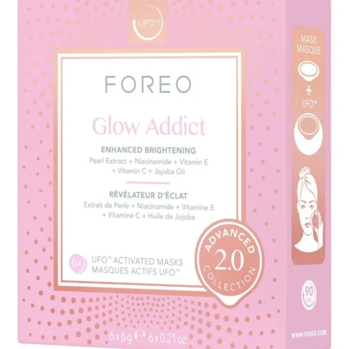 Maskenbehandlung UFO Maskenpads Glow Addict 2.0 von Foreo