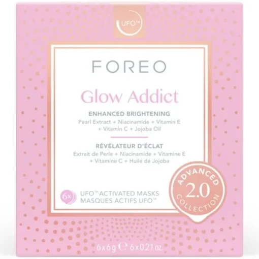 Maskenbehandlung UFO Maskenpads Glow Addict 2.0 von Foreo