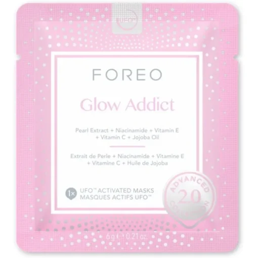 Maskenbehandlung UFO Maskenpads Glow Addict 2.0 von Foreo