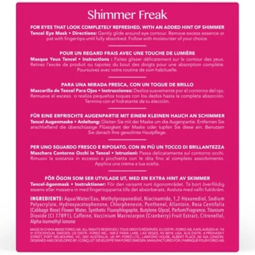 Maskenbehandlung UFO Maskenpads Shimmer Freak 2.0 von Foreo
