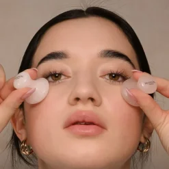 Massage Tools Eye Flowies Rose Quartz for Natural Lifting von Rosental Organics