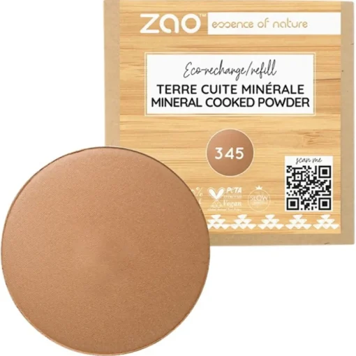 Mineral Puder Refill Cooked Powder Natural von Zao