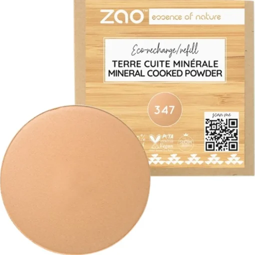 Mineral Puder Refill Cooked Powder Natural von Zao