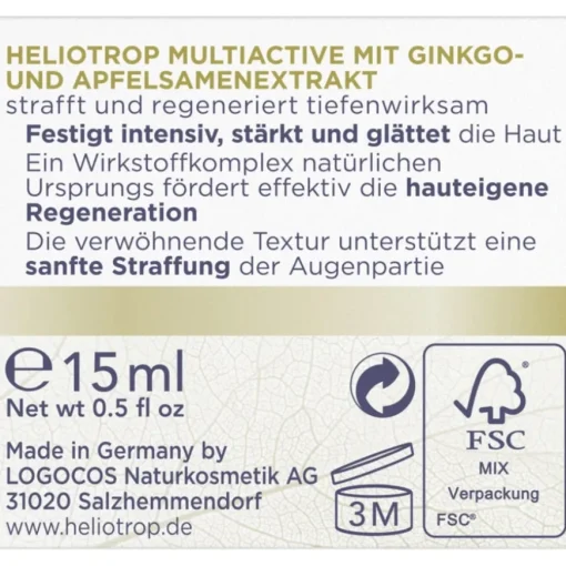 Multiactive Augencreme von Heliotrop