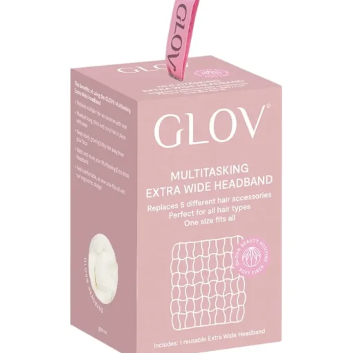 Multitasking Extra Wide Haarband White von GLOV