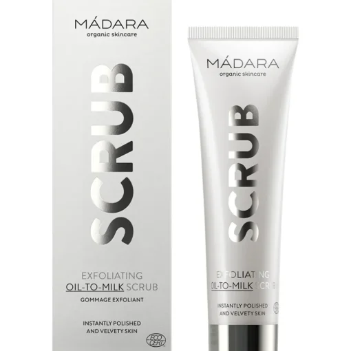 MÁDARA Exfoliating Oil-To-Milk Scrub