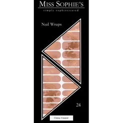 Nagelfolien Classy Copper Nail Wraps von Miss Sophie