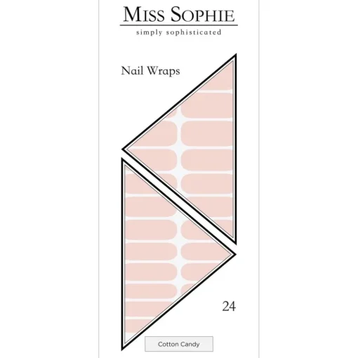 Nagelfolien Cotton Candy Nail Wraps von Miss Sophie