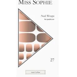 Nagelfolien Iced Coffee Pedicure Wrap von Miss Sophie