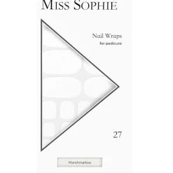 Nagelfolien Marshmallow Pedicure Wrap von Miss Sophie