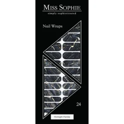 Nagelfolien Nail Wraps Midnight Marble von Miss Sophie