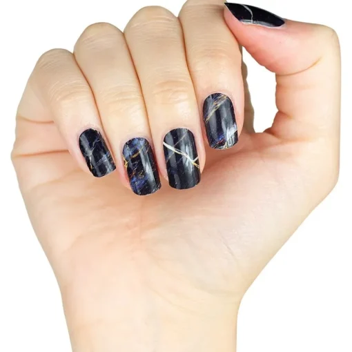 Nagelfolien Nail Wraps Midnight Marble von Miss Sophie