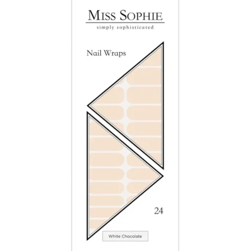 Nagelfolien Nail Wraps White Chocolate von Miss Sophie