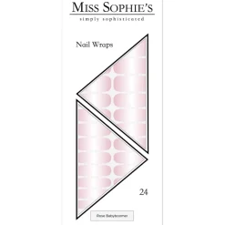 Nagelfolien Rose Babyboomer Nail Wraps von Miss Sophie