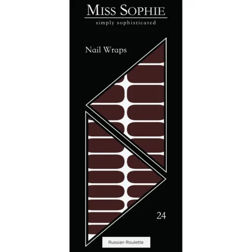 Nagelfolien Russian Roulette Nail Wraps von Miss Sophie