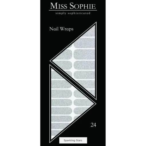 Nagelfolien Sparkling Stars Nail Wraps von Miss Sophie
