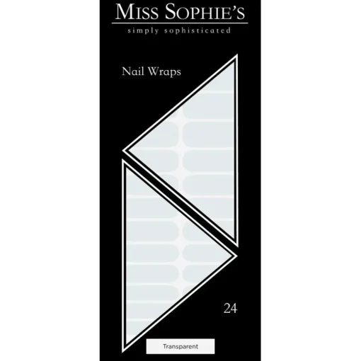 Nagelfolien Transparent Nail Wraps von Miss Sophie