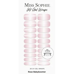 Nagelfolien UV Rose Babyboomer UV von Miss Sophie