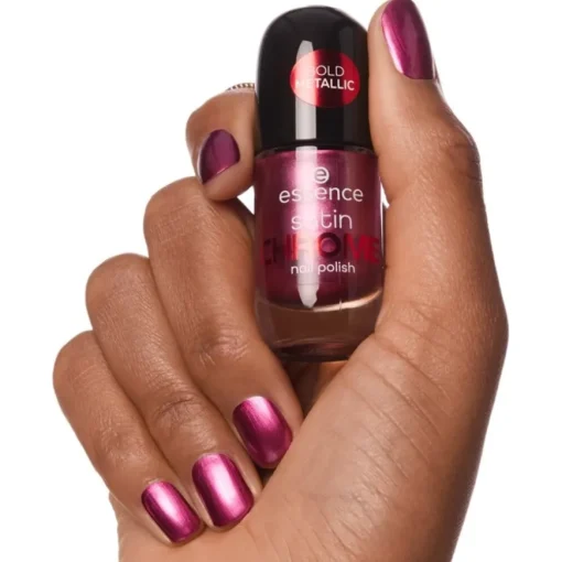Nagellack Satin CHROME Nail Polish von Essence