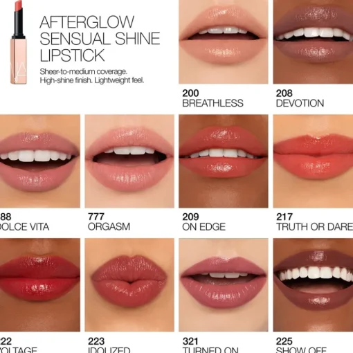 NARS Afterglow Sensual Shine Lipstick