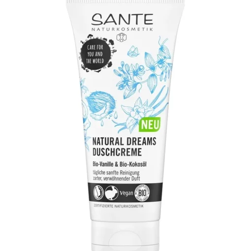 Natural Dreams Duschcreme Bio-Vanille & Bio-Kokosöl von Sante Naturkosmetik