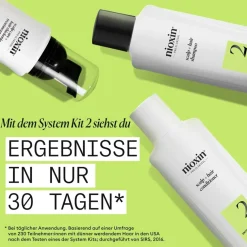 Naturbelassenes, sichtbar dünner werdendes Haar  Cleanser Shampoo Natural Hair Progressed Thinning von Nioxin