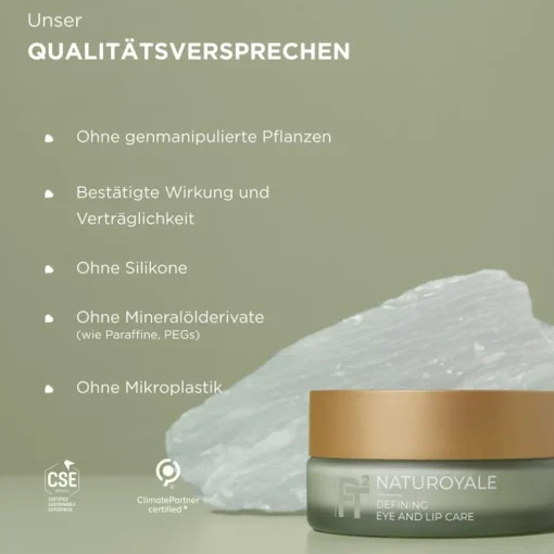 NATUROYALE Defining Eye and Lip Care von ANNEMARIE BÖRLIND