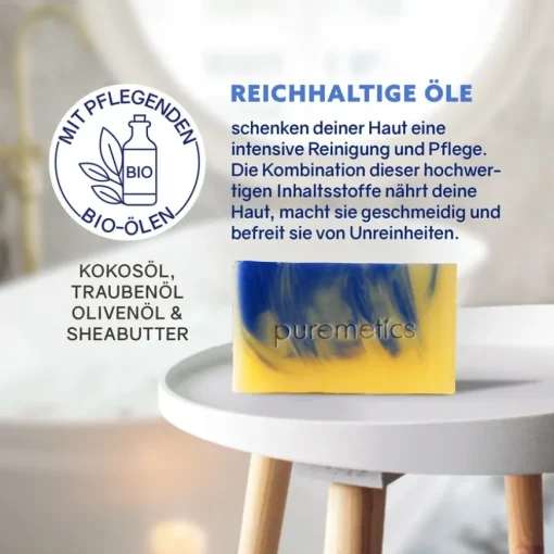 Natur-Seifen Gesichtspflegeseife Mediterran von puremetics