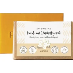 Natur-Seifen Hand- und Duschpflegeseife Vanille von puremetics