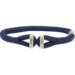 Nautische Armbänder Icy Ike Navy | Silver von Pig & Hen