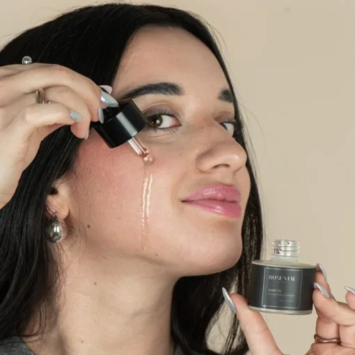 Night Oil with Bakuchiol & Squalane Nachtpflege von Rosental Organics