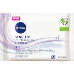 NIVEA 3in1 Sensitiv Reinigungstücher