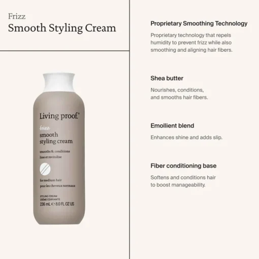 No Frizz Smooth Styling Cream von Living Proof